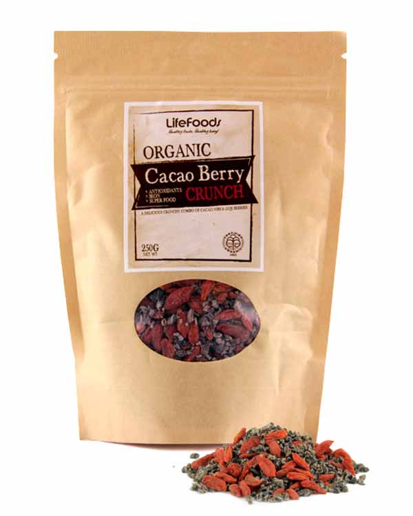 cacao berry crunch organic lifefoods