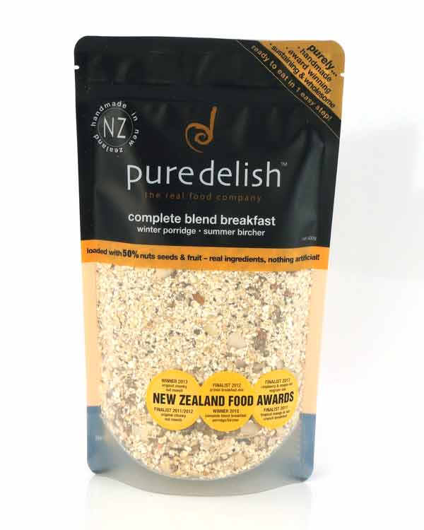 pure delish complete blend breakfast