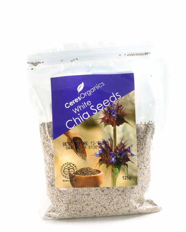 white chia seeds organic
