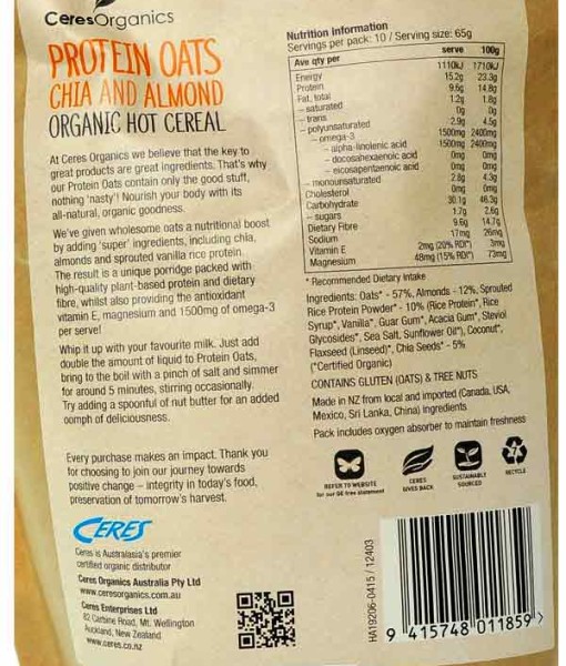 protein-oats-ceral-nutritional-information